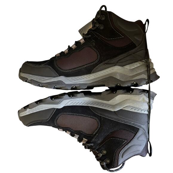 NWT Eddie Bauer Men’s Waterproof Outdoor Hiking Boots Brown Size 10 - Picture 4 of 7